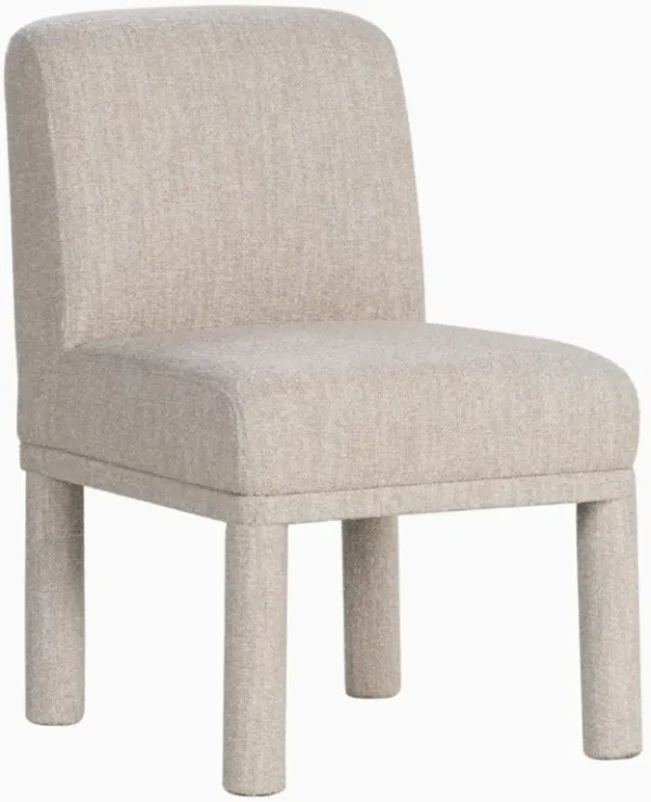 Biarritz Upholstered Woven Dining Chair, Clay