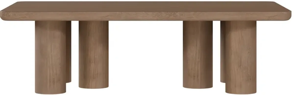 Antibes Coffee Table - Warm Oak - Brown