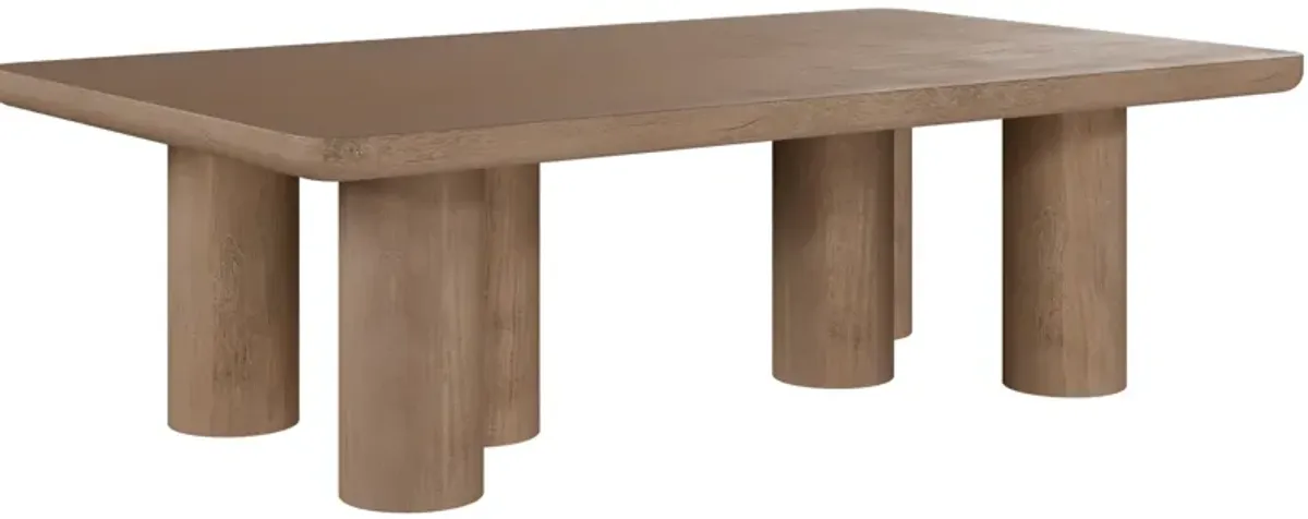 Antibes Coffee Table - Warm Oak - Brown