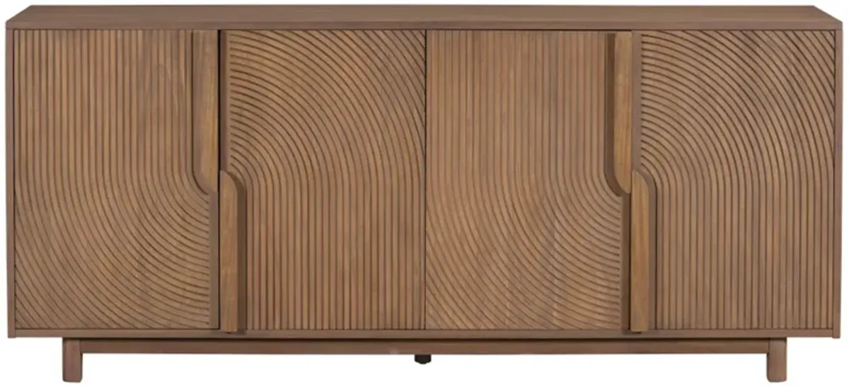 Antibes Sideboard - Warm Oak - Brown