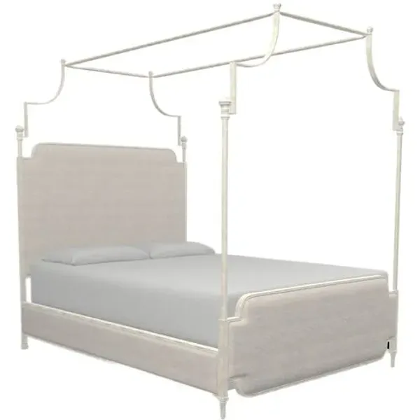 Loren Canopy Bed - White
