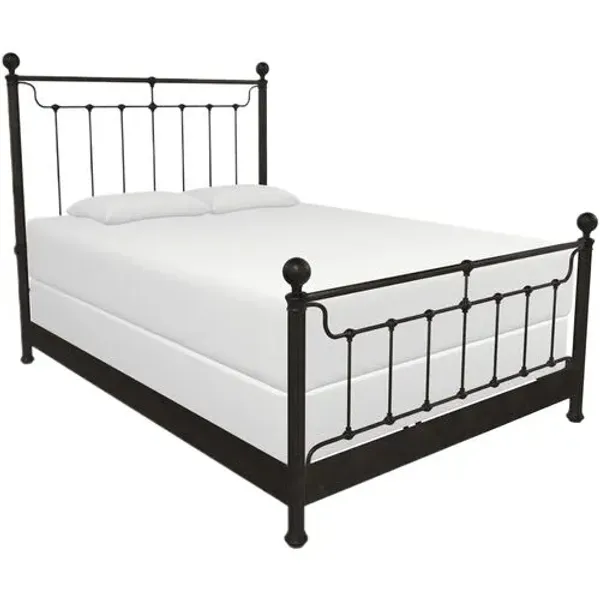 Sylvie Iron Bed - Handcrafted - Gold