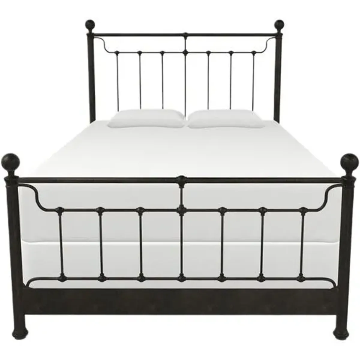 Sylvie Iron Bed - Handcrafted - Gold