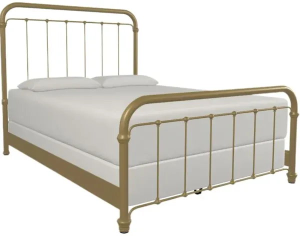 Alyssa Iron Bed - Gold