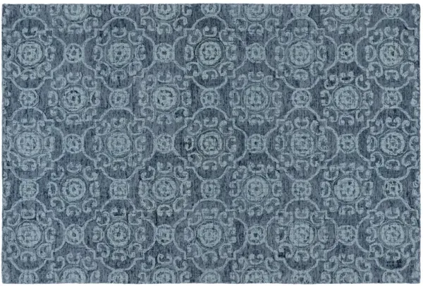 Scarlett Hand Tufted Wool Rug, Blue