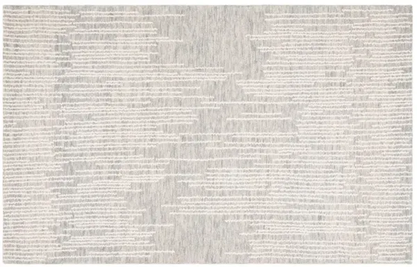Julia Hand Tufted Rug, Light Grey/Ivory