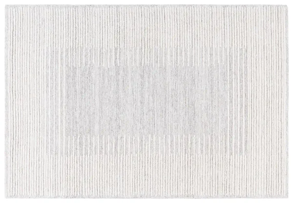 Austin Hand Tufted Rug, Grey/Ivory