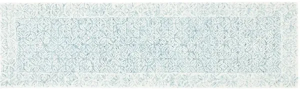 Cairo Hand Tufted Rug, Blue/Ivory