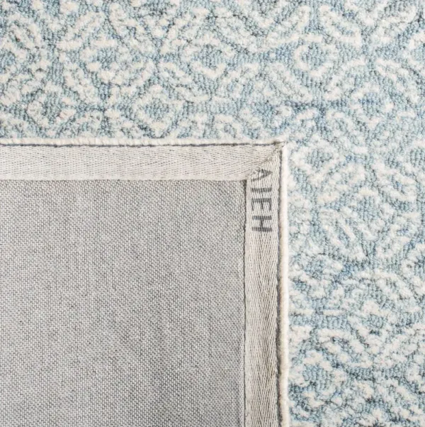 Cairo Hand Tufted Rug, Blue/Ivory