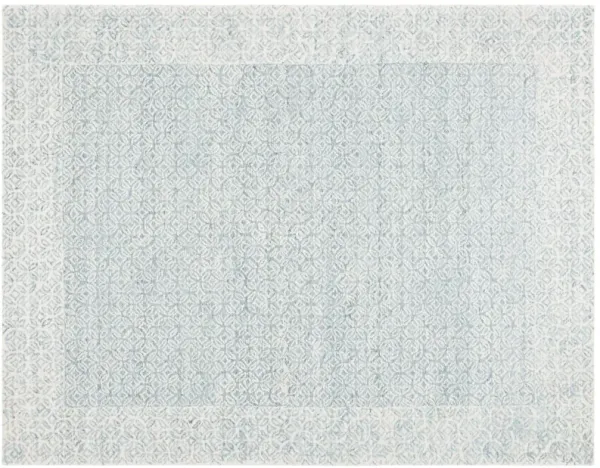Cairo Hand Tufted Rug, Blue/Ivory