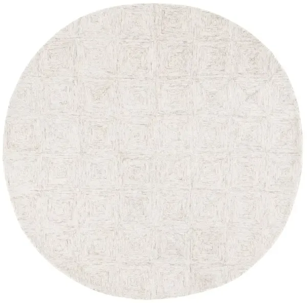 Goldie Hand Tufted Rug, Grey/Ivory