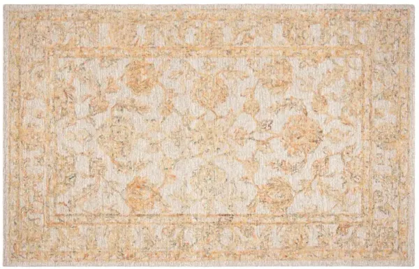 Melody Hand Tufted Wool Rug, Beige/Gold