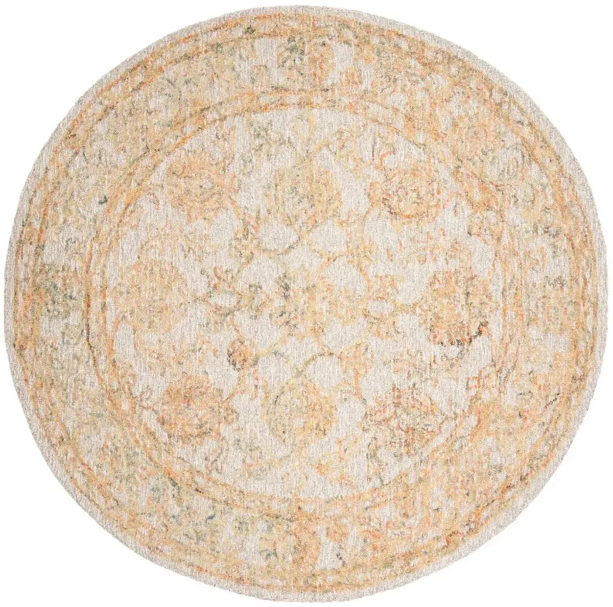 Melody Hand Tufted Wool Rug, Beige/Gold