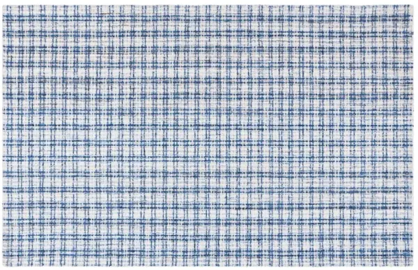 Philomena Hand Tufted Wool Rug, Blue/Ivory