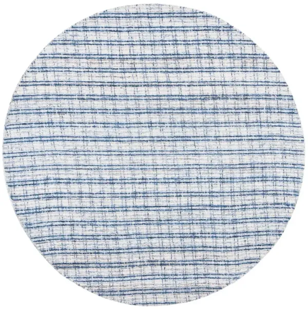 Philomena Hand Tufted Wool Rug, Blue/Ivory
