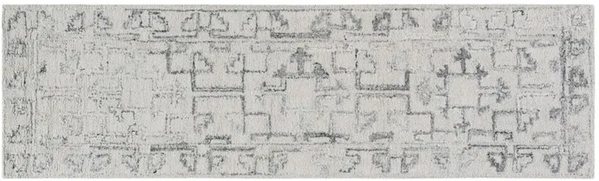 Della Hand Tufted Rug, Taupe/Black