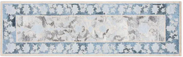 Mabel Hand Tufte Rug, Beige/Blue