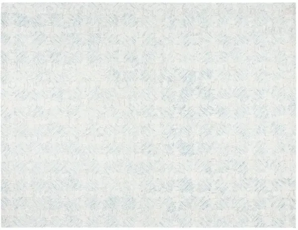 Alvin Hand Tufted Rug, Ivory/Light Blue