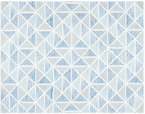 Sadie Hand Tufted Rug, Ivory/Blue