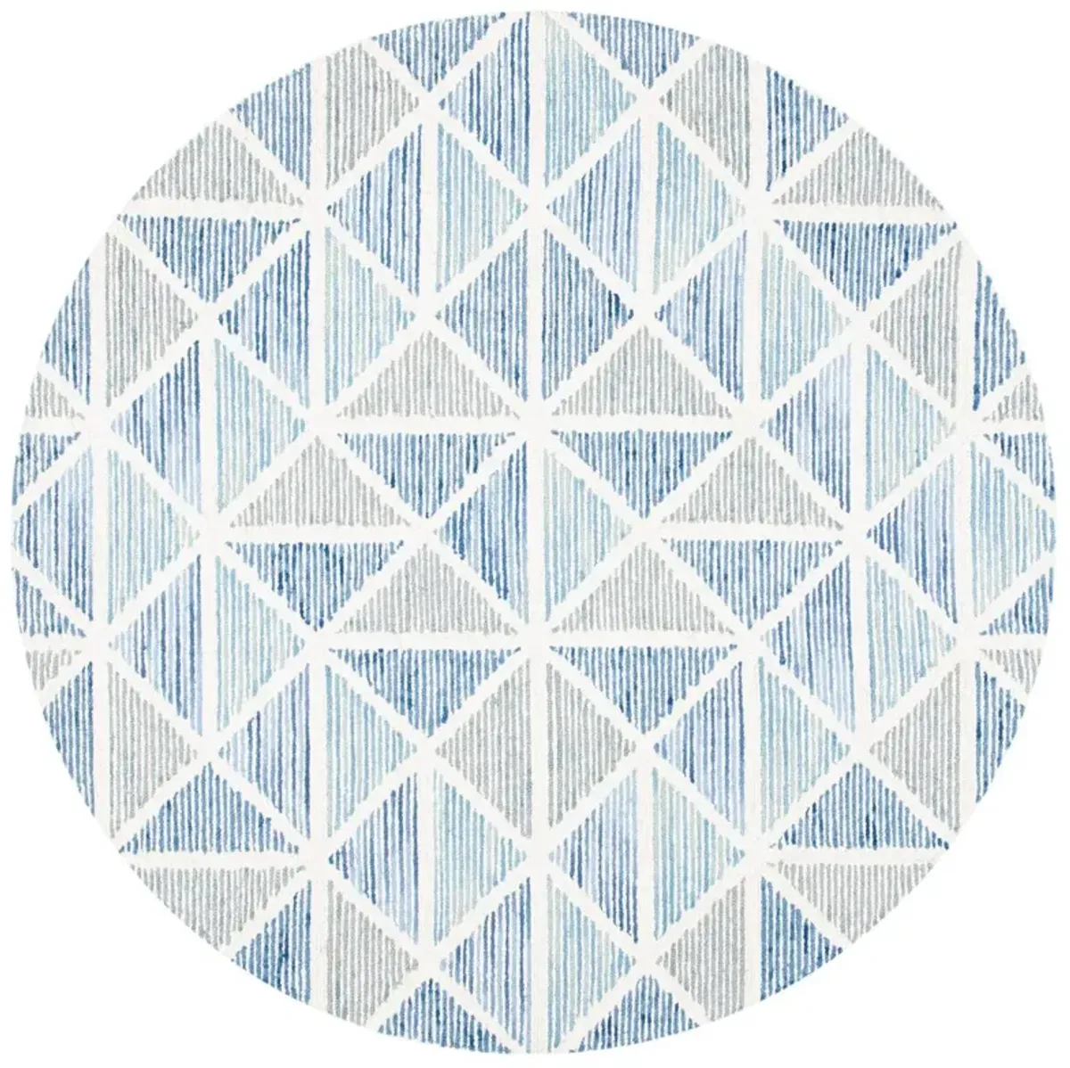 Sadie Hand Tufted Rug, Ivory/Blue