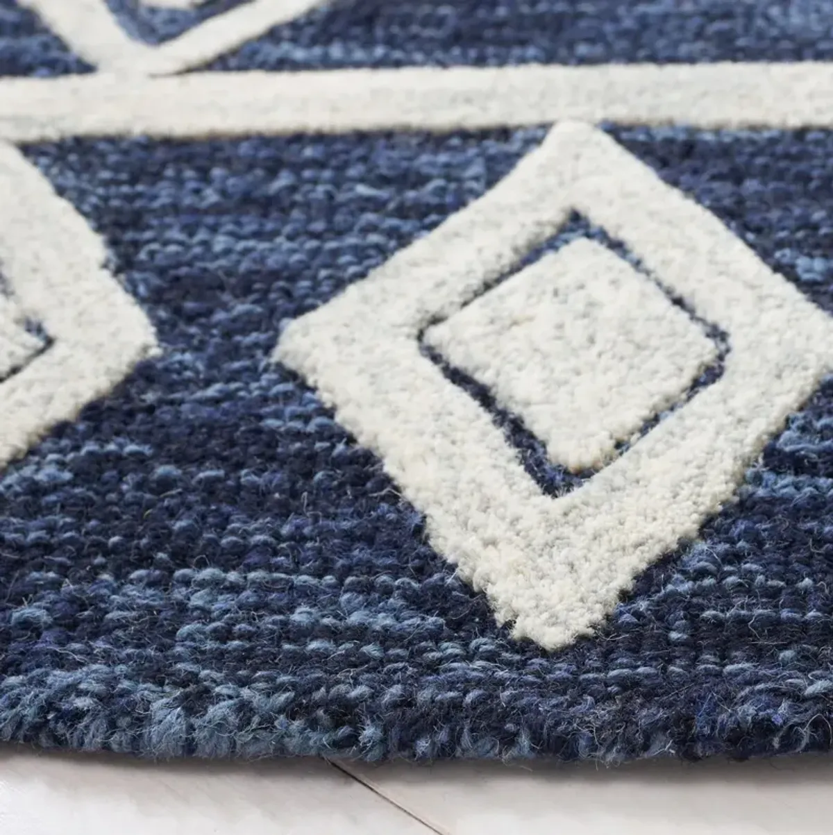 Harold Hand Tufted Rug, Navy
