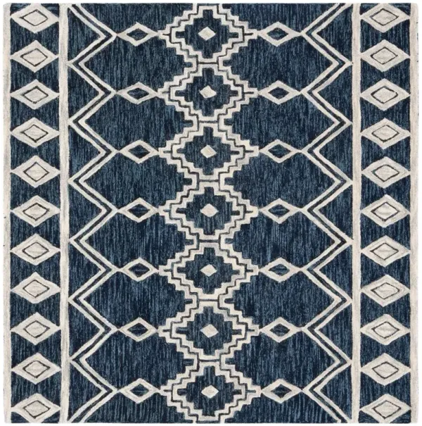 Harold Hand Tufted Rug, Navy