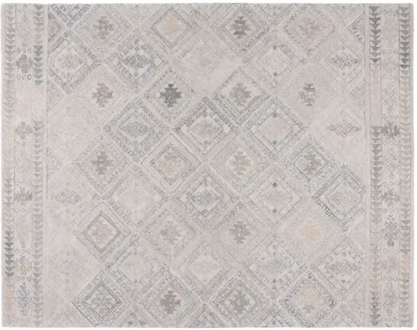 Aria Hand Tufted Rug, Grey/Beige