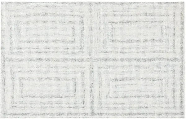 Ronen Hand Tufted Rug, Ivory/Blue