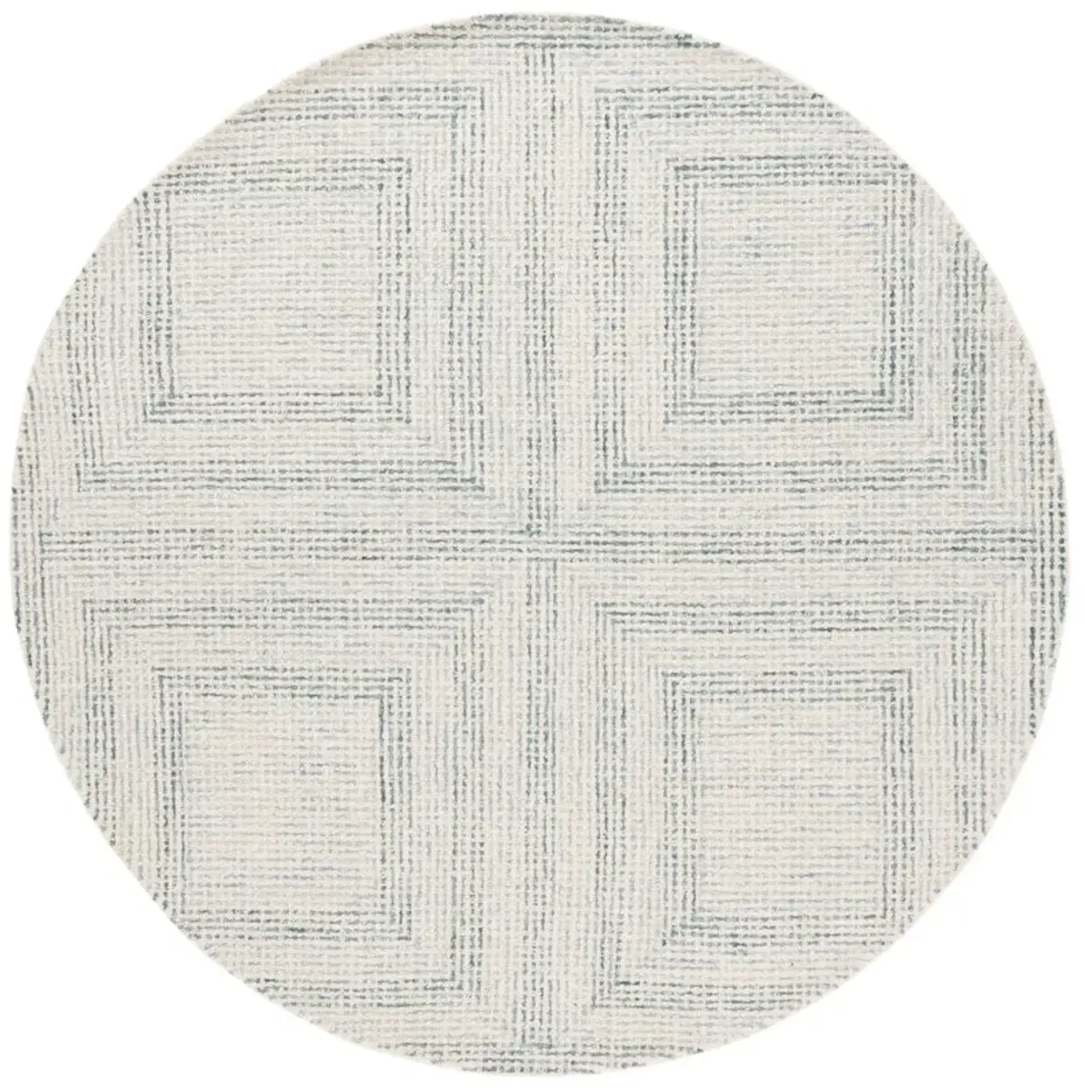 Ronen Hand Tufted Rug, Ivory/Blue