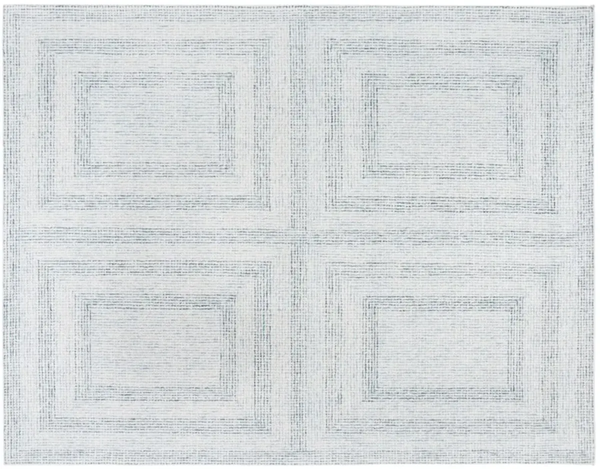 Ronen Hand Tufted Rug, Ivory/Blue