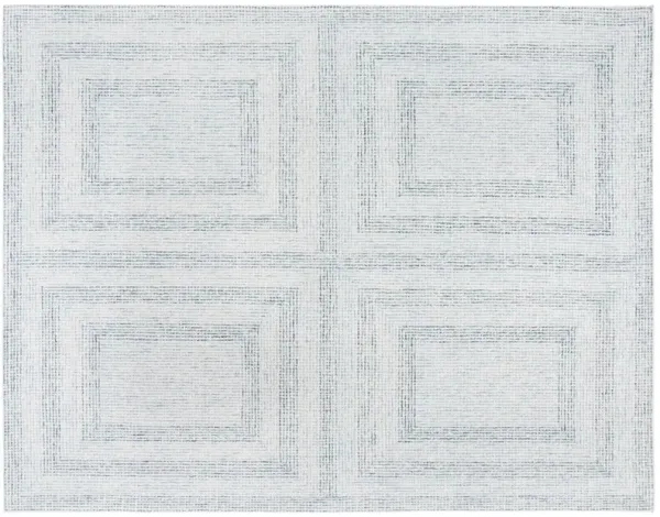 Ronen Hand Tufted Rug, Ivory/Blue