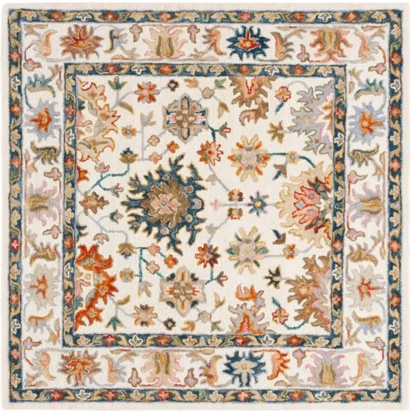 Wiley Hand Tufted Rug, Ivory/Blue