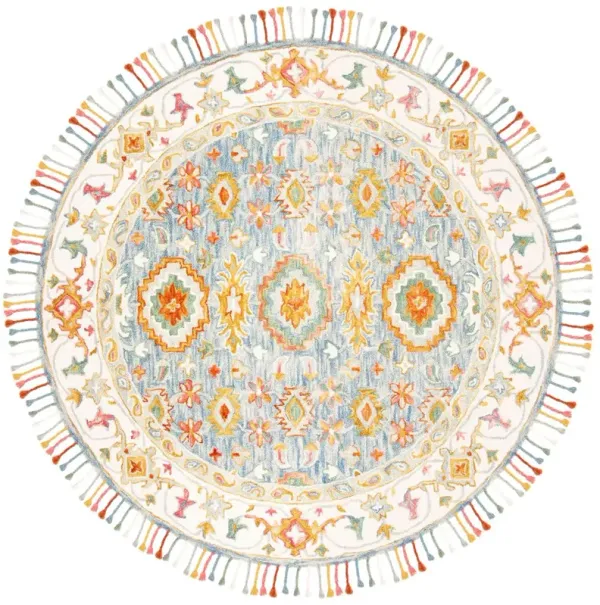 Rylee Hand Tufted Wool Rug, Blue