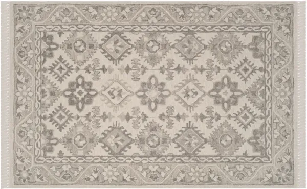 Ira Hand Tufted Rug, Light Grey