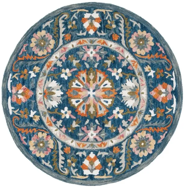 Walter Hand Tufted Rug, Blue/Green