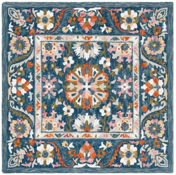 Walter Hand Tufted Rug, Blue/Green