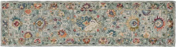 Kenneth Hand Tufted Rug, Grey/Green