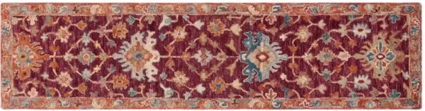 Calliope Hand Tufted Rug, Red/Pink