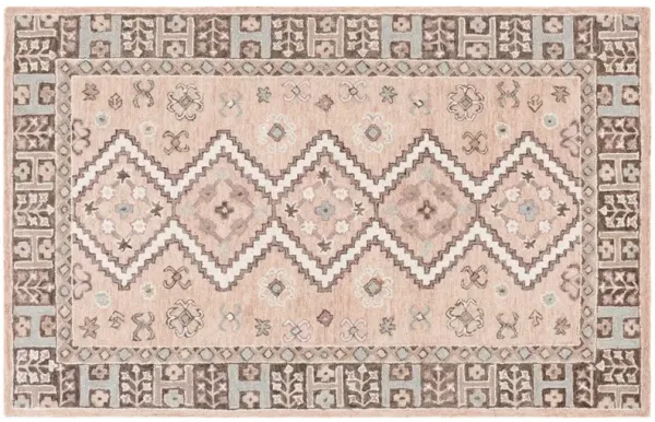 Kalea Hand Tufted Rug, Beige/Grey