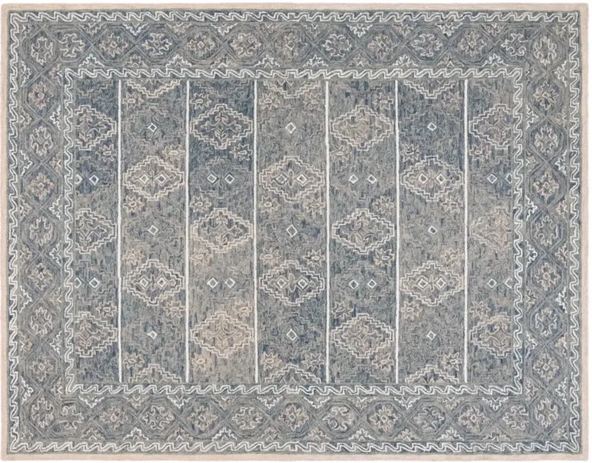 Larken Hand Tufted Rug, Blue/Beige