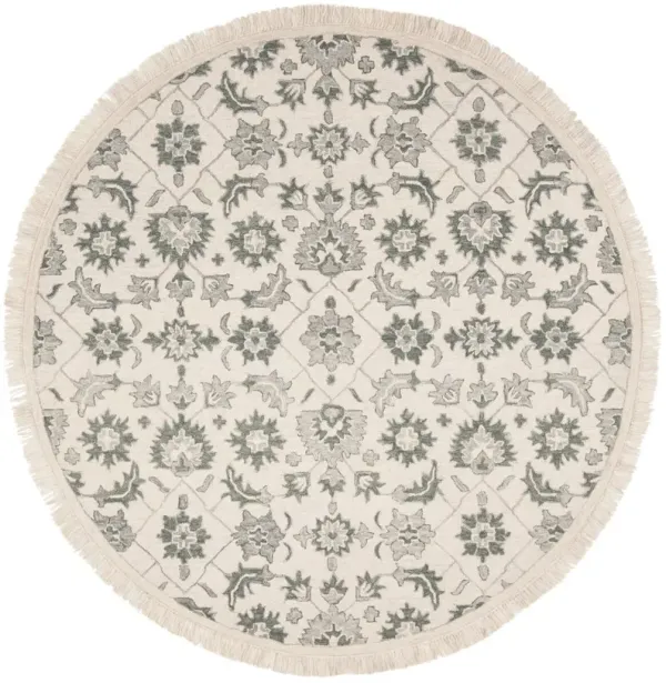 Hans Hand Tufted Rug, Green/Grey