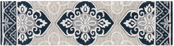Maia Hand Tufted Rug, Blue/Ivory