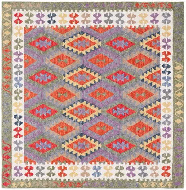 Maple Hand Tufted Rug, Ivory/Grey