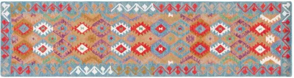 Marigold Hand Tufted Rug, Light Blue/Beige