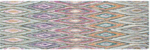 Nerina Hand Tufted Rug, Blue/Pink