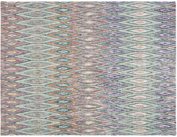 Nerina Hand Tufted Rug, Blue/Pink