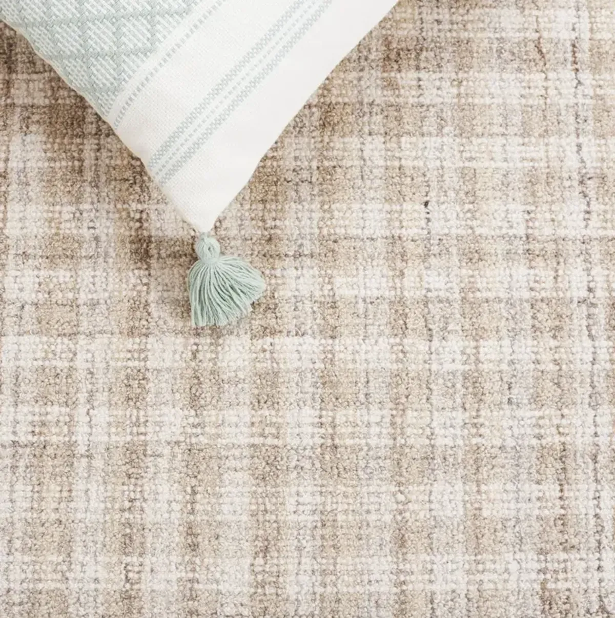 Sabine Hand Tufted Rug, Beige/Ivory