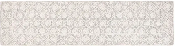 Sylvie Hand Tufted Rug, Grey/Ivory