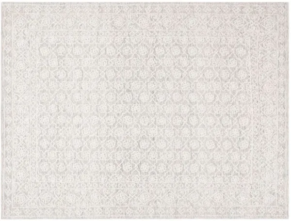 Sylvie Hand Tufted Rug, Grey/Ivory