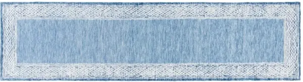 Tabby Hand Tufted Rug, Blue/Ivory